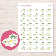 I-17304 planner sticker sheet with enlarged sticker detail
