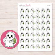 I-17307 planner sticker sheet with enlarged sticker detail