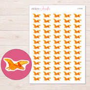 I-17318 planner sticker sheet with enlarged sticker detail