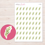I-17328 planner sticker sheet with enlarged sticker detail