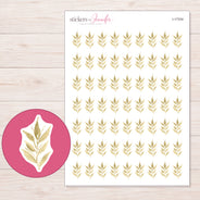 I-17334 planner sticker sheet with enlarged sticker detail