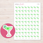 I-17341 planner sticker sheet with enlarged sticker detail