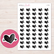 I-17344 planner sticker sheet with enlarged sticker detail