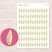 I-17346 planner sticker sheet with enlarged sticker detail