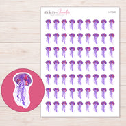 I-17348 planner sticker sheet with enlarged sticker detail