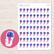 I-17354 planner sticker sheet with enlarged sticker detail