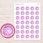 I-17357 planner sticker sheet with enlarged sticker detail