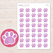 I-17372 planner sticker sheet with enlarged sticker detail