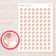 I-17381 planner sticker sheet with enlarged sticker detail