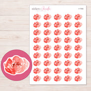 I-17382 planner sticker sheet with enlarged sticker detail