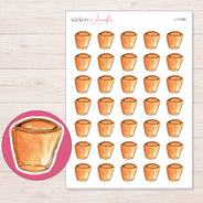 I-17395 planner sticker sheet with enlarged sticker detail
