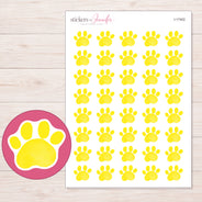 I-17402 planner sticker sheet with enlarged sticker detail