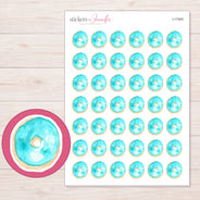 I-17405 planner sticker sheet with enlarged sticker detail