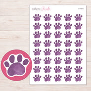I-17414 planner sticker sheet with enlarged sticker detail