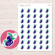 I-17435 planner sticker sheet with enlarged sticker detail