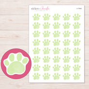 I-17444 planner sticker sheet with enlarged sticker detail
