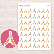 I-17449 planner sticker sheet with enlarged sticker detail