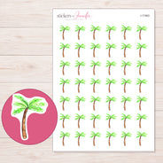 I-17463 planner sticker sheet with enlarged sticker detail