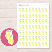 I-17465 planner sticker sheet with enlarged sticker detail