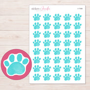 I-17468 planner sticker sheet with enlarged sticker detail
