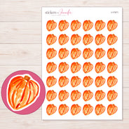 I-17471 planner sticker sheet with enlarged sticker detail
