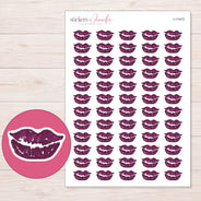 I-17473 planner sticker sheet with enlarged sticker detail