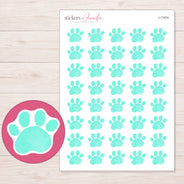 I-17474 planner sticker sheet with enlarged sticker detail