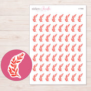 I-17484 planner sticker sheet with enlarged sticker detail