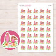 I-17492 planner sticker sheet with enlarged sticker detail