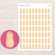 I-17495 planner sticker sheet with enlarged sticker detail