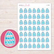 I-17499 planner sticker sheet with enlarged sticker detail