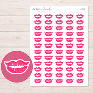 I-17509 planner sticker sheet with enlarged sticker detail