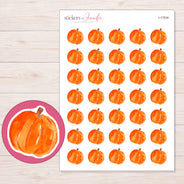 I-17534 planner sticker sheet with enlarged sticker detail