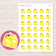 I-17540 planner sticker sheet with enlarged sticker detail