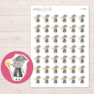 I-17546 planner sticker sheet with enlarged sticker detail