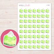 I-17555 planner sticker sheet with enlarged sticker detail