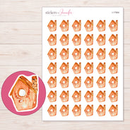 I-17564 planner sticker sheet with enlarged sticker detail