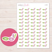 I-17577 planner sticker sheet with enlarged sticker detail