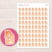 I-17582 planner sticker sheet with enlarged sticker detail