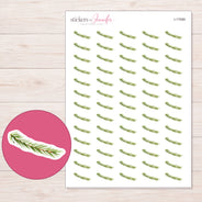 I-17589 planner sticker sheet with enlarged sticker detail