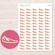 I-17607 planner sticker sheet with enlarged sticker detail