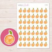 I-17615 planner sticker sheet with enlarged sticker detail