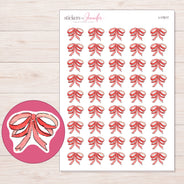 I-17617 planner sticker sheet with enlarged sticker detail