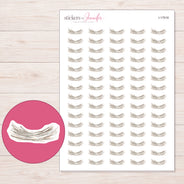 I-17618 planner sticker sheet with enlarged sticker detail
