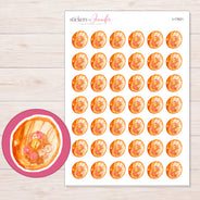 I-17621 planner sticker sheet with enlarged sticker detail