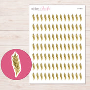 I-17622 planner sticker sheet with enlarged sticker detail