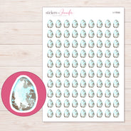 I-17630 planner sticker sheet with enlarged sticker detail