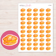 I-17645 planner sticker sheet with enlarged sticker detail