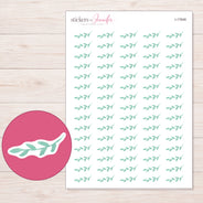 I-17648 planner sticker sheet with enlarged sticker detail