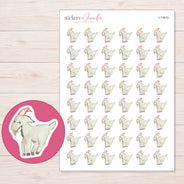 I-17672 planner sticker sheet with enlarged sticker detail